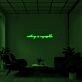 Nothing Is Impossible Serif Neon Sign for Inspirational Spaces