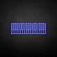 'Piano Key' neon sign