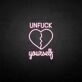 Customize 'Unfxxk yourself' neon sign