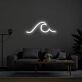 Wave Neon Sign for Ocean Lovers and Relaxing Spaces