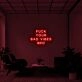 Bold Fuck Your Bad Vibes Bro Neon Sign for Playful Spaces