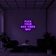 Bold Fuck Your Bad Vibes Bro Neon Sign for Playful Spaces