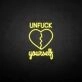 Customize 'Unfxxk yourself' neon sign