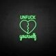 Customize 'Unfxxk yourself' neon sign