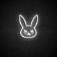 Dva Bunny Neon Sign for Anime and Gaming Fans