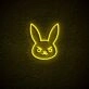 Dva Bunny Neon Sign for Anime and Gaming Fans