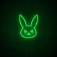 Dva Bunny Neon Sign for Anime and Gaming Fans