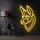 German Shepherd Neon Sign for Dog Lovers and Pet Spaces