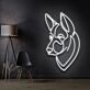 German Shepherd Neon Sign for Dog Lovers and Pet Spaces