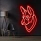 German Shepherd Neon Sign for Dog Lovers and Pet Spaces