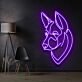German Shepherd Neon Sign for Dog Lovers and Pet Spaces