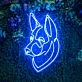 German Shepherd Neon Sign for Dog Lovers and Pet Spaces