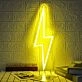 Lightning Bolt Neon Sign for Dynamic and Energetic Spaces