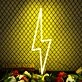 Lightning Bolt Neon Sign for Dynamic and Energetic Spaces