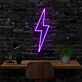 Lightning Bolt Neon Sign for Dynamic and Energetic Spaces