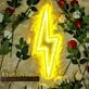 Lightning Bolt Neon Sign for Dynamic and Energetic Spaces