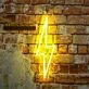 Lightning Bolt Neon Sign for Dynamic and Energetic Spaces