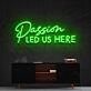 Passion Led Us Here Neon Sign for Inspirational and Motivational Spaces
