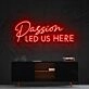 Passion Led Us Here Neon Sign for Inspirational and Motivational Spaces
