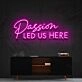 Passion Led Us Here Neon Sign for Inspirational and Motivational Spaces
