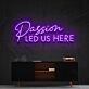 Passion Led Us Here Neon Sign for Inspirational and Motivational Spaces