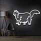 Ragdoll Cat Neon Sign for Cat Lovers and Pet Spaces