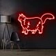 Ragdoll Cat Neon Sign for Cat Lovers and Pet Spaces