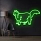 Ragdoll Cat Neon Sign for Cat Lovers and Pet Spaces