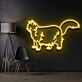 Ragdoll Cat Neon Sign for Cat Lovers and Pet Spaces