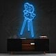 Camera Roll Neon Sign for Photography Enthusiasts