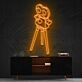 Camera Roll Neon Sign for Photography Enthusiasts