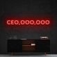 Ceo Ooo Ooo Neon Sign for Motivational and Inspirational Spaces