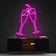 Champagne Cheers Neon Sign for Celebrations and Parties