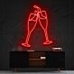 Champagne Cheers Neon Sign for Celebrations and Parties