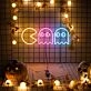 Chasing Ghosts Multicolour Neon Sign for Fun and Playful Spaces