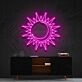 Sun Moon Neon Sign for Peaceful and Relaxing Spaces