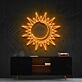 Sun Moon Neon Sign for Peaceful and Relaxing Spaces