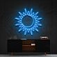 Sun Moon Neon Sign for Peaceful and Relaxing Spaces