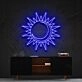 Sun Moon Neon Sign for Peaceful and Relaxing Spaces