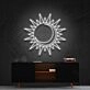 Sun Moon Neon Sign for Peaceful and Relaxing Spaces