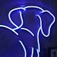 Dachshund Butt Neon Sign for Dog Lovers and Pet Spaces