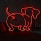 Dachshund Butt Neon Sign for Dog Lovers and Pet Spaces