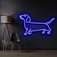 Dachshund Neon Sign for Dog Lovers and Pet Spaces