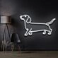 Dachshund Neon Sign for Dog Lovers and Pet Spaces