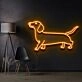 Dachshund Neon Sign for Dog Lovers and Pet Spaces