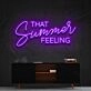 That Summer Feeling Neon Sign for Beach and Summer Decor