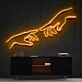 The Creation Of Adam Neon Sign for Art Lovers and Classic Decor