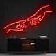 The Creation Of Adam Neon Sign for Art Lovers and Classic Decor