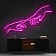 The Creation Of Adam Neon Sign for Art Lovers and Classic Decor