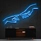 The Creation Of Adam Neon Sign for Art Lovers and Classic Decor